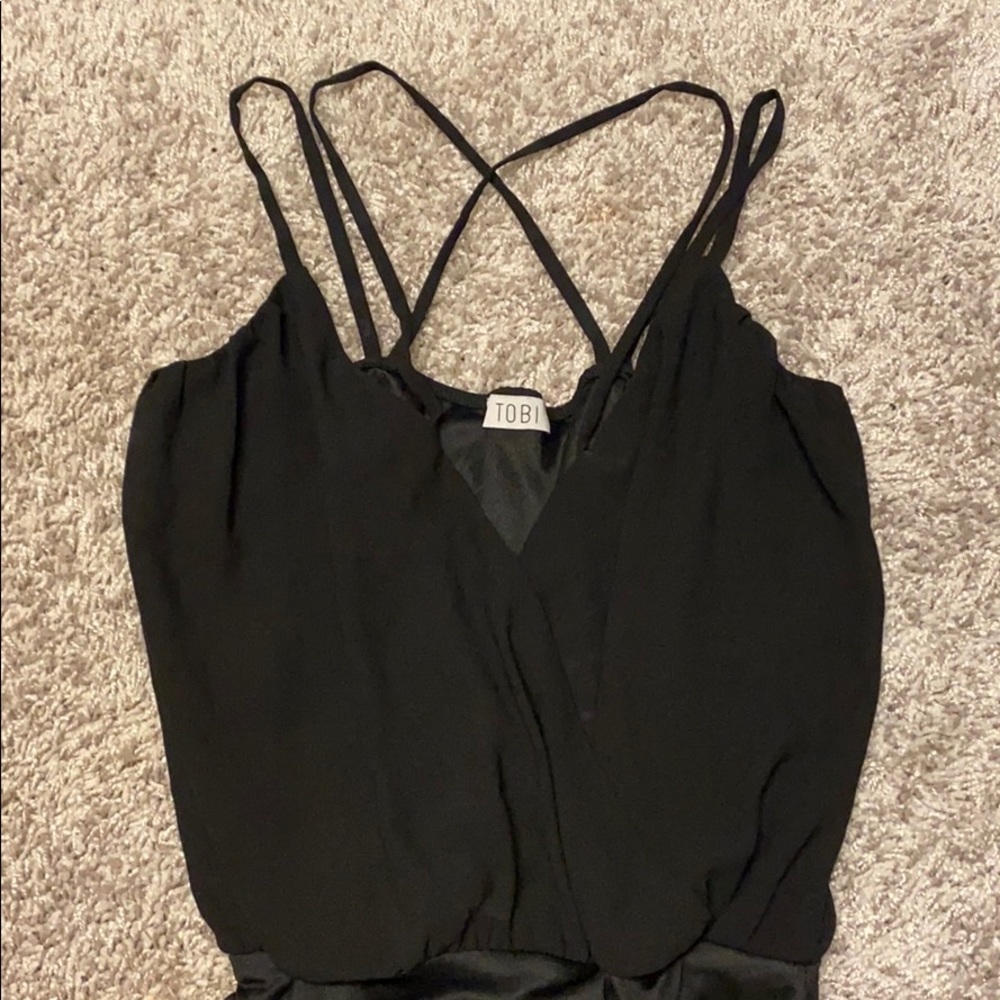 Deep plunge bodysuit